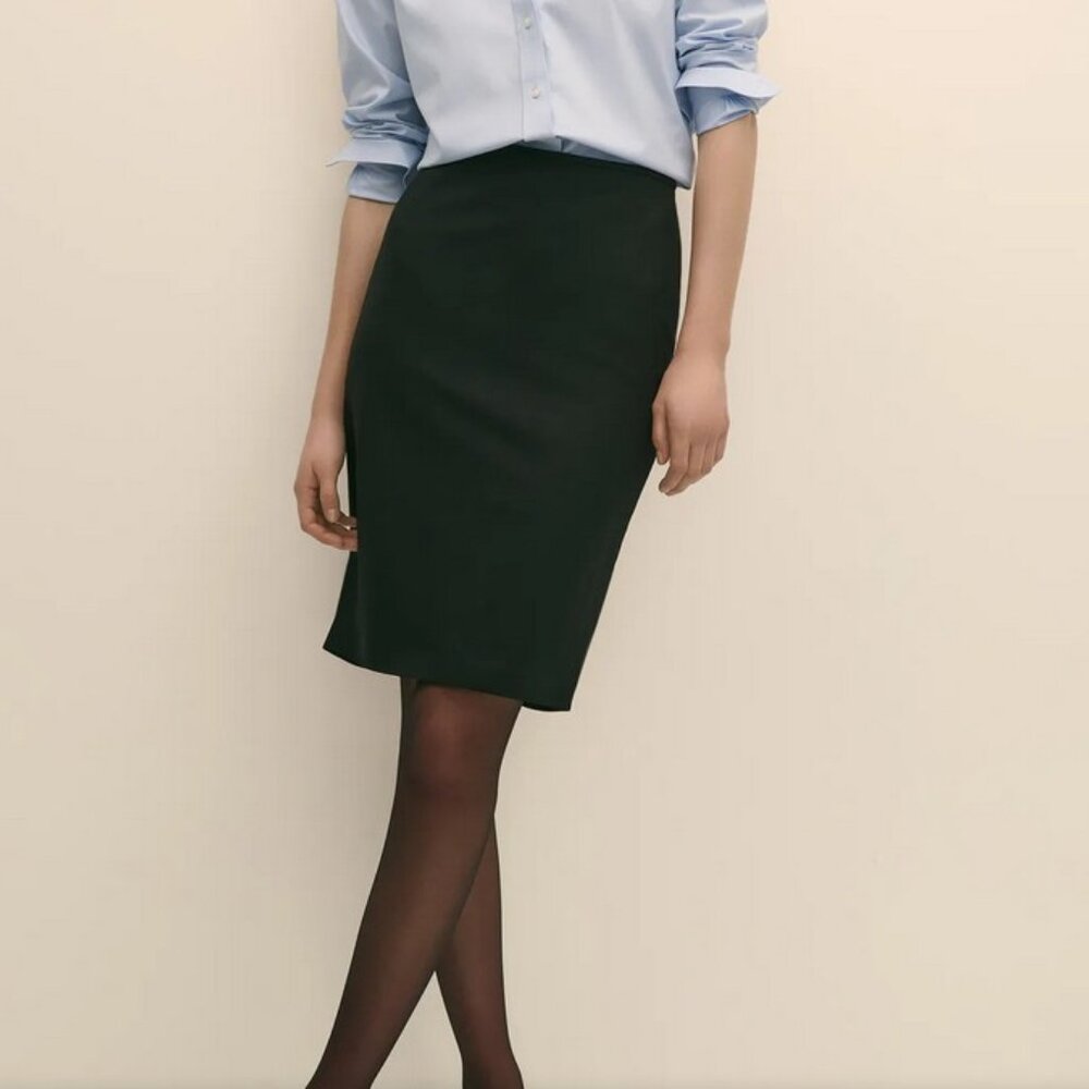 Harve Benard Classic Black Pencil Skirt, NWT, 2